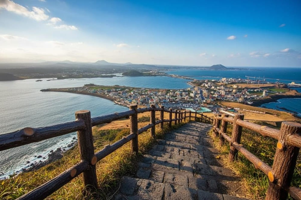 Đảo Jeju nổi tiếng với thiên nhiên nguyên sơ, khí hậu ôn hòa quanh năm.